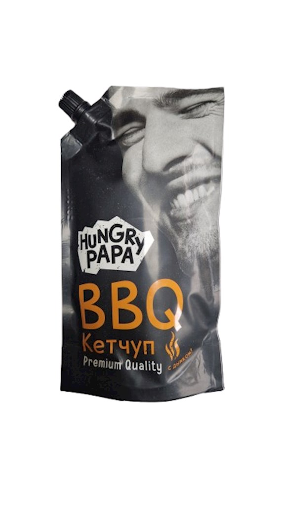 480g Semiluki Ketchup Golodnij Papa BBQ // Кетчуп Голодный папа Барбекю 