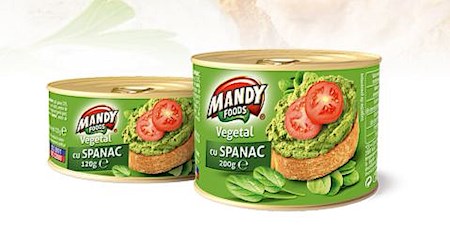 200g Mandy Foods Gemüseaufstrich m Spinat / Pate cu spanac // Овощной Паштет со-шпинатом 