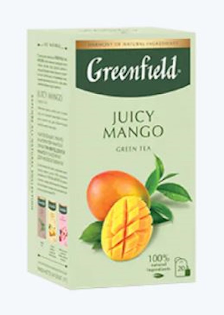 34g GF Grüntee Saftige Mango (20x1,7g) // Чай Зеленый "Сочный манго" 
