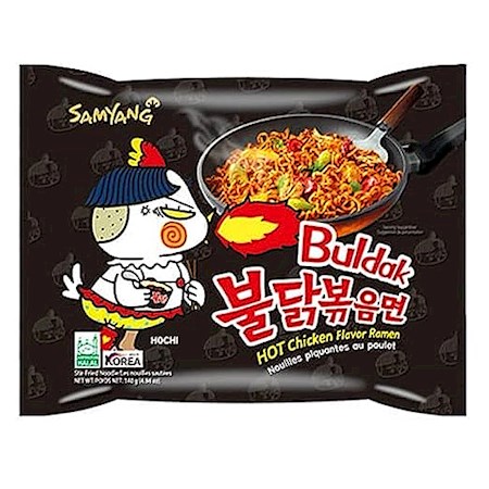 140g Sam Yang Buldak Ramen Scharfes Hühnchen // Острый цыпленок, Лапша (Рамён)