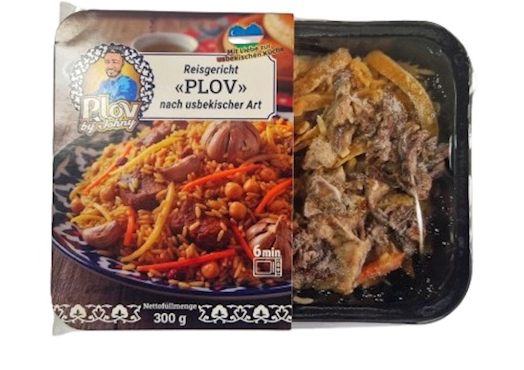 300g Plov by Johnny usbekische Art VEGAN  -18°C  //  Узбецкий Плов VEGAN  