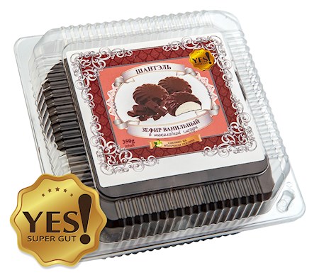 350g Shantel Sevir Vanille in Schokoglasur // Шантель Зефир ванильный в шоколаде 