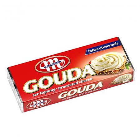 100g Mlekovita Schmelzkäse Gouda // Сыр плавленый Gouda 