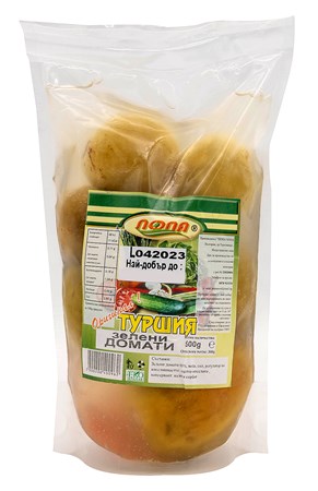 500g Popa Grüne Tomaten eingelegt // Маринованные зеленые помидоры