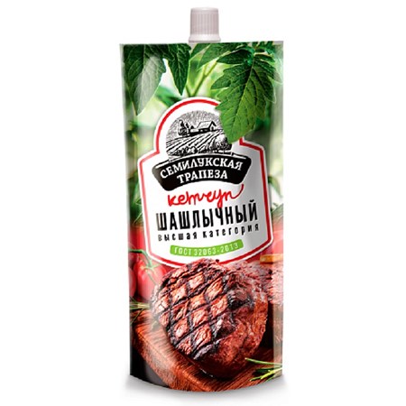 300g Semiluki Ketchup Schaschlik // Кетчуп шашлычный