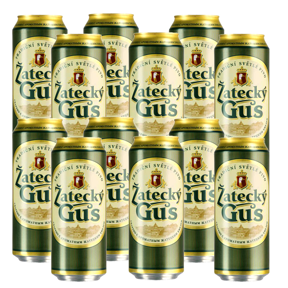 12X0,9L Helles BIER ZATECKY GUS Alc.4,6% Dose inkl. Pfand БАЛТИКА ПИВО ЖАТЕЦКИЙ ГУСЬ