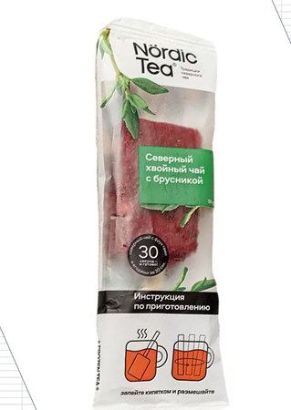 50g Nördic Getränkekonzentrat Kieferntee mit Preiselb // Северный чай Хвойный чай с брусникой