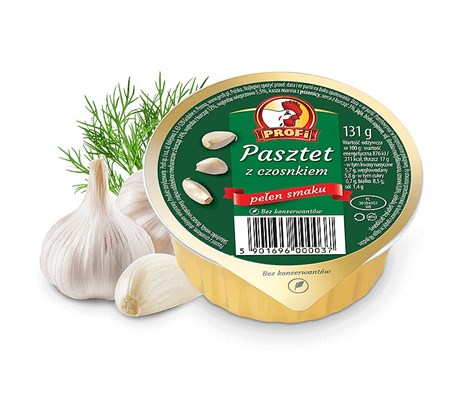 131g Profi Geflügelpastete mit Knoblauch // Паштет Куриный с Чесноком
