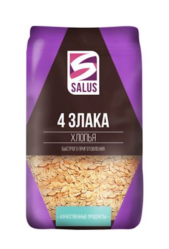 400g Salus Mischung aus 4 Getreidesorten // Смесь хлопьев 4 злака 