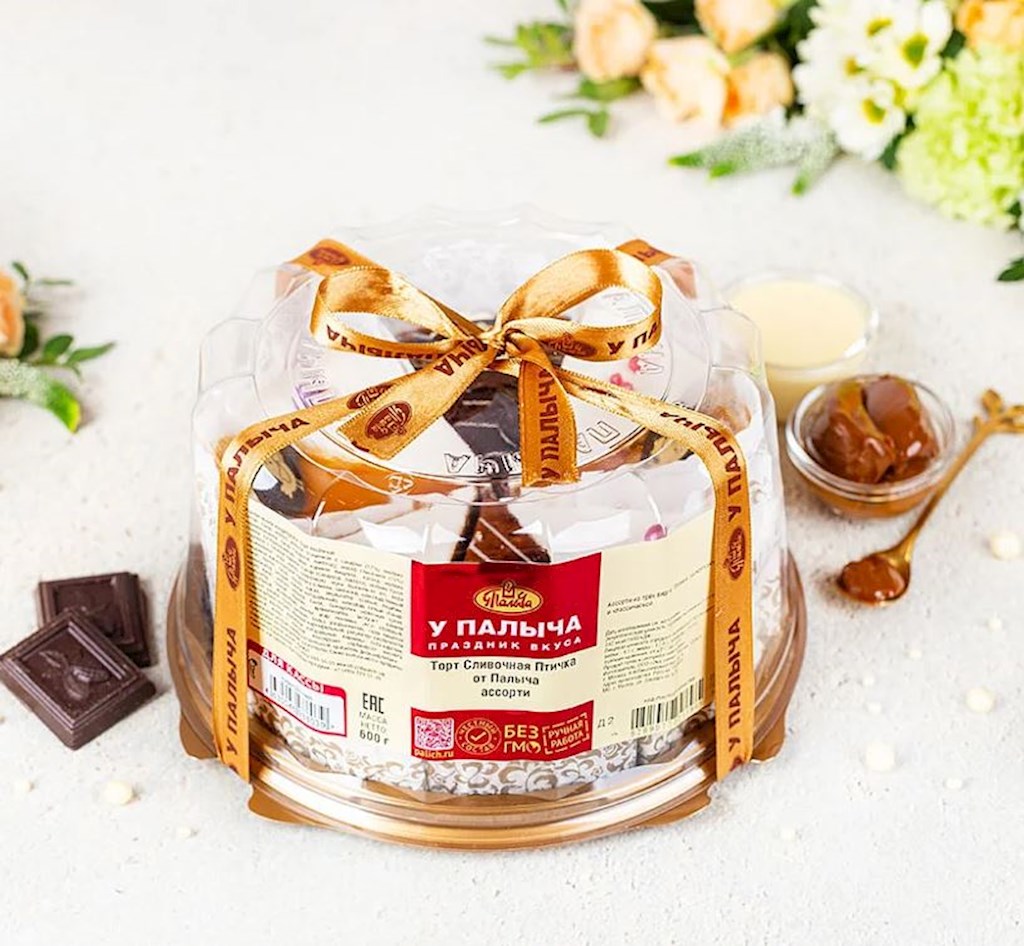 600g Palych´s orte Ptichka assorti // Сливочная Птичка ассорти торт