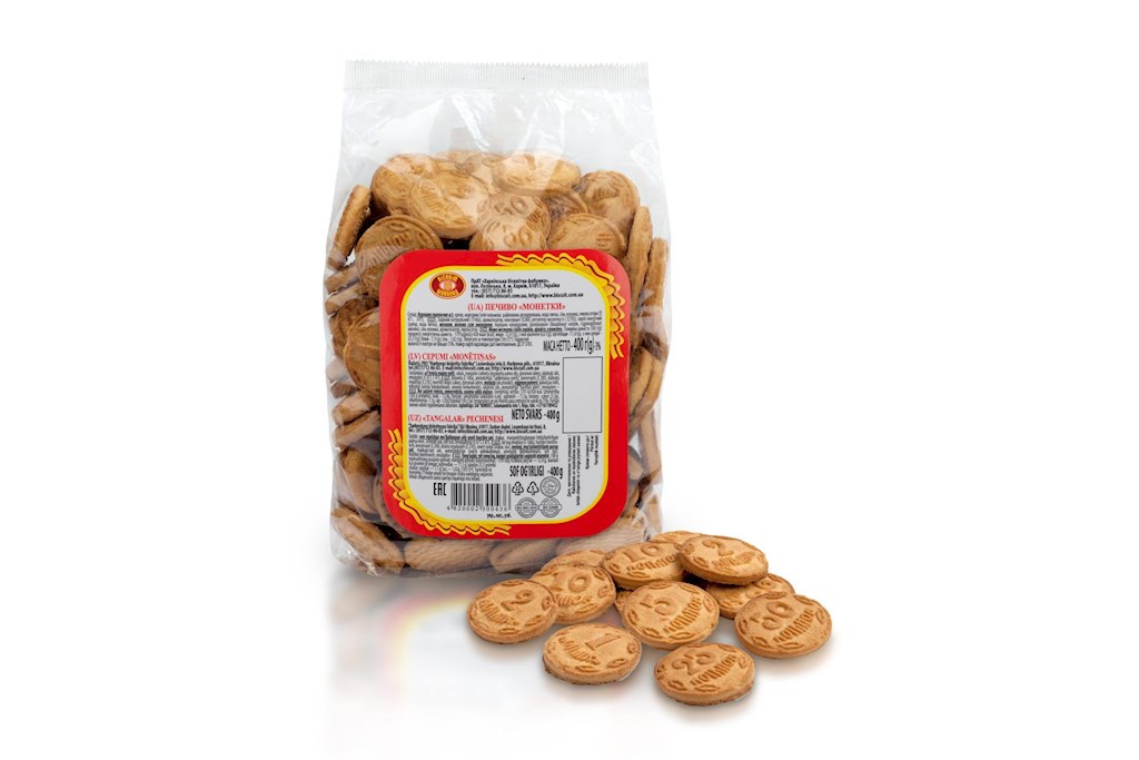 400g BS Kekse "Monetki" // Печенье «Монетки»