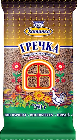 750g HATINKA Buchweizen ХАТИНКА ГРЕЧКА ЯДРИЦА ГРЕЧНЕВАЯ КРУПА