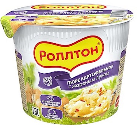 40g Rollton Kartoffelpüree mit Röstzwiebeln  // Картофельное пюре с жареным луком