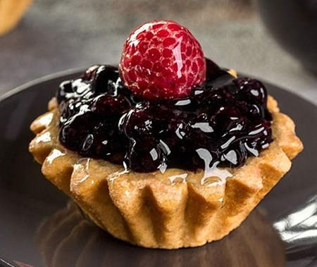 240g Törtchen mit Heidelbeeren (2*120g) // Пирожное Корзинка песочная с черникой