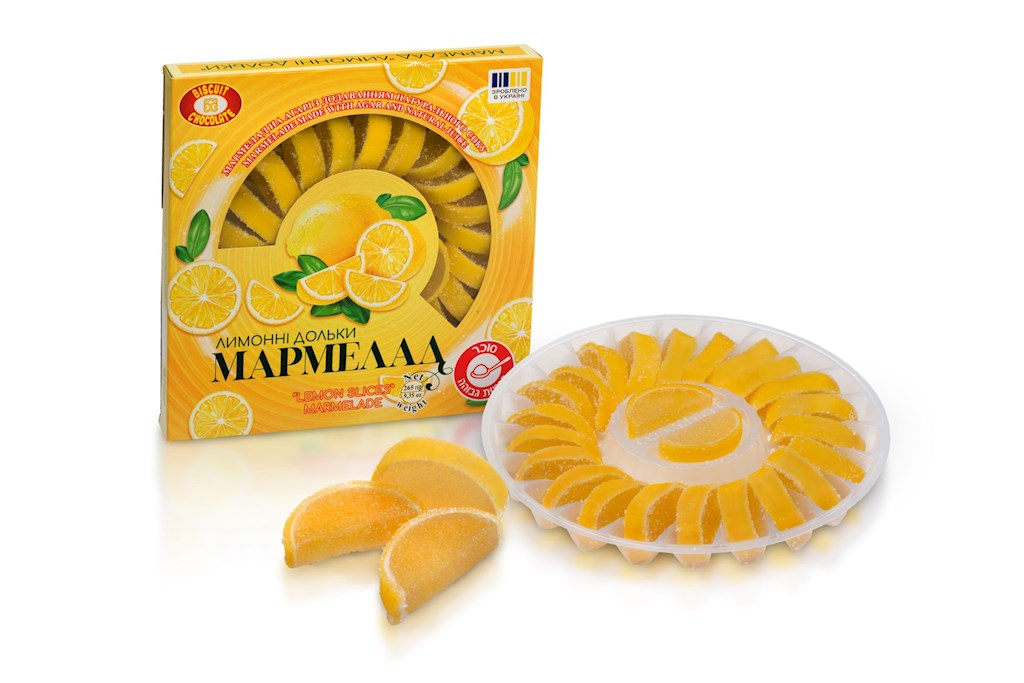 265g Marmelade „Zitronenscheiben“  // Мармелад "Лимонные дольки