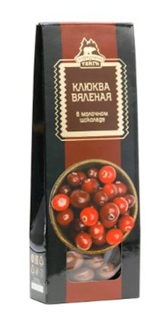 100g TerritorijaTaigi Moosbeere in Milchschokolade // Конфеты Клюква в молочном шоколаде