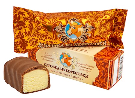 50g QR Vanillegeschmack Milchschokolade 23% Fett // КИК Сырок ванильный в шоколаде 23%
