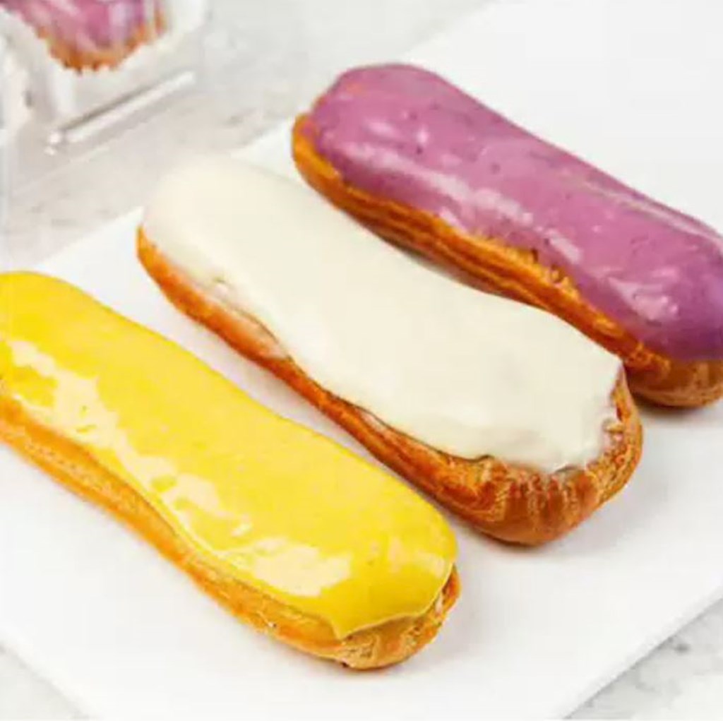 150g Spasibo Mama Eclairs „Mango, Käse, Waldbeeren“ // Эклеры Ассорти (Манго, сырный, лесные ягоды)