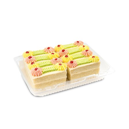 225g Törtchen mit Sahnecreme // Добрынинский Пирожное Бисквитное со сливочным кремом