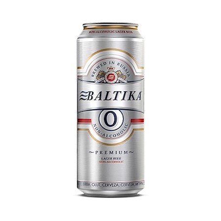 0,45l Baltika Bier 0 alc.frei, dose // Балтика 0 безалкогольное, банка