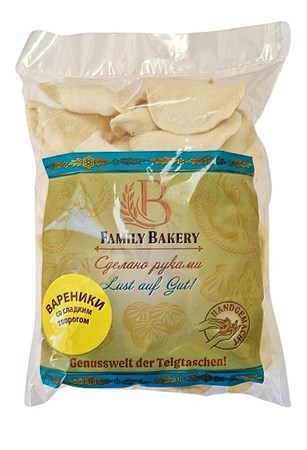 800g Family Bakery Vareniki mit Quark handgemacht // Вареники с творогом ручная лепка