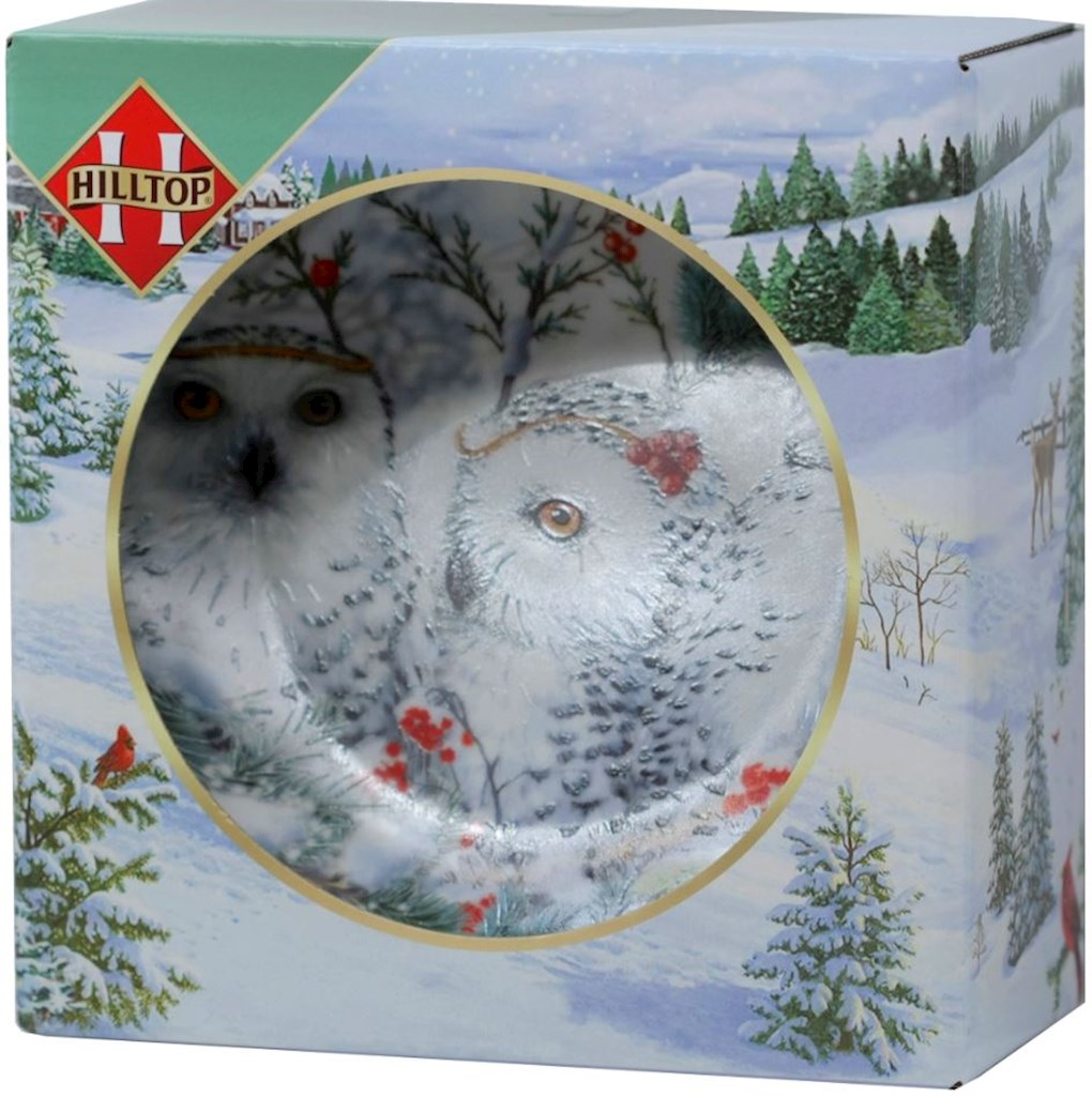 50g Schwarzer Ceylon Tee-Set Wintereulen // Чай черный набор Коллекционные шедевры Зимние совы