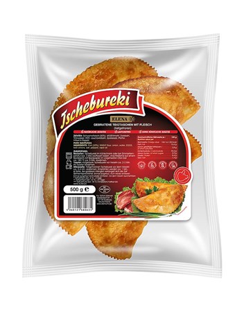 500g Elena Tschebureki gebraten mit Schweinefleisch //  Чебуреки жареные из свинины