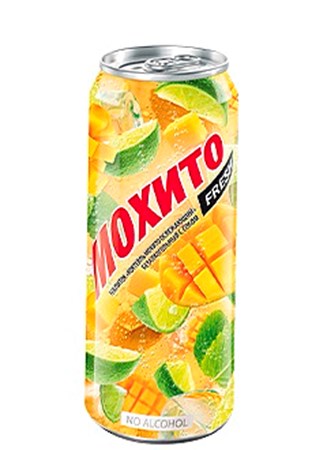 450ml Latino Moxito Mango Fresh // Латино Мохито освежающий Манго Fresh   