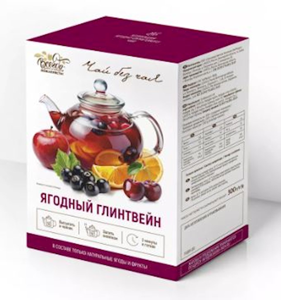 300g Immer Gerne!  Früchtemischung Beeren-Glühwein Tee   // Чай без чая "Ягодный глинтвейн"  
