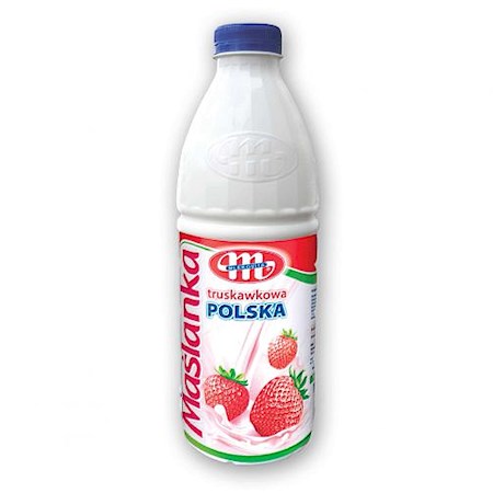 1l Mlekovita Masljanka erdbeeregeschmack // Млековита Mаслянка клубничная