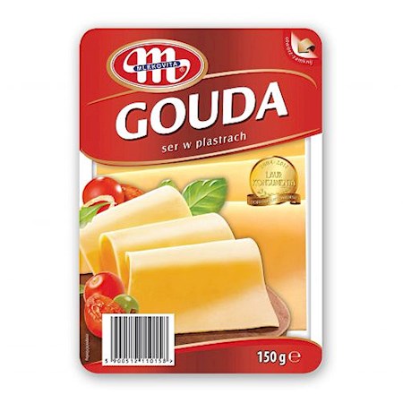 150g Mlekovita  Käse Gouda in Scheiben //  Сыр Гоуда нарезка