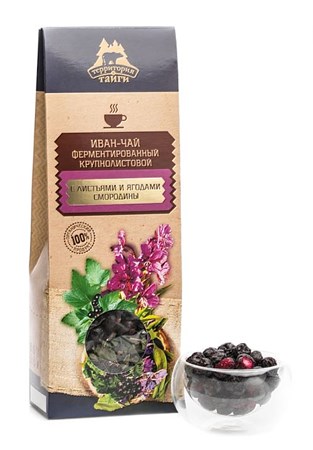 40g Territorija Taigi Ivan-Chai mit schwarze Johannisbeere // Иван-Чай со смородиной