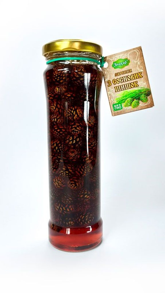 212g Znahar Tannenzapfen in Sirup // Варенье из сосновых шишек  