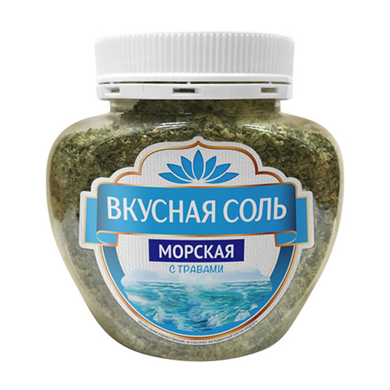 400g Costa Del köstliches Meersalz mit Kräutern ВКУСНАЯ МОРСКАЯ СОЛЬ С ТРАВАМИ