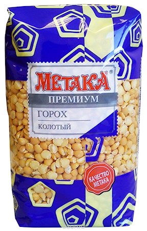 800g METAKA Premium SCHÄLERERBSEN GESCHLIFFEN & GEHACKT ГОРОХ КОЛОТЫЙ ЖЁЛТЫЙ ШЛИФОВАННЫЙ