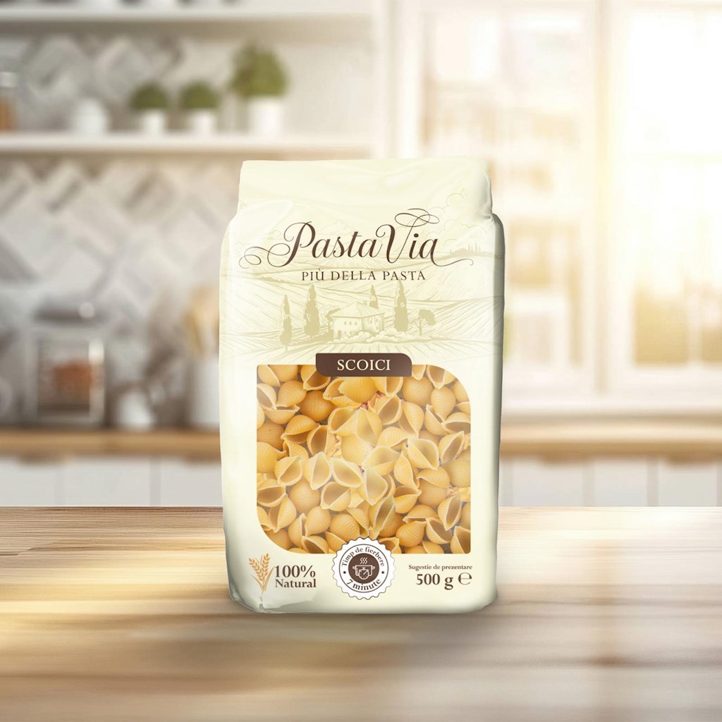 500g (RO) Pasta Via Nudel Scoici Mini Muscheln // Макаронное изделие Конкилье