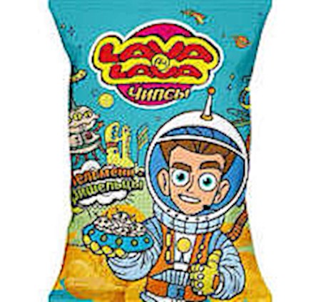 50g Lava Lava Kartoffelchips mit "Pelmeni" Geschmack  // Lava Lava Чипсы картофельные со вкусом "Пельмени"