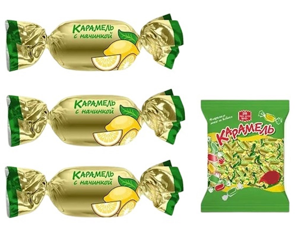 250g KonditerProfi Karamell mit Lemon filling // Карамель с начинкой Лимон